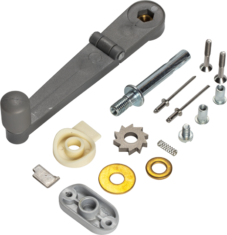 Suncomfort by Glatz Pendolino Gray Complete Crank Set