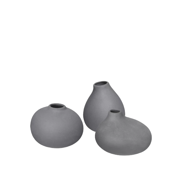 Blomus Nona Set 3 vases Unicolores