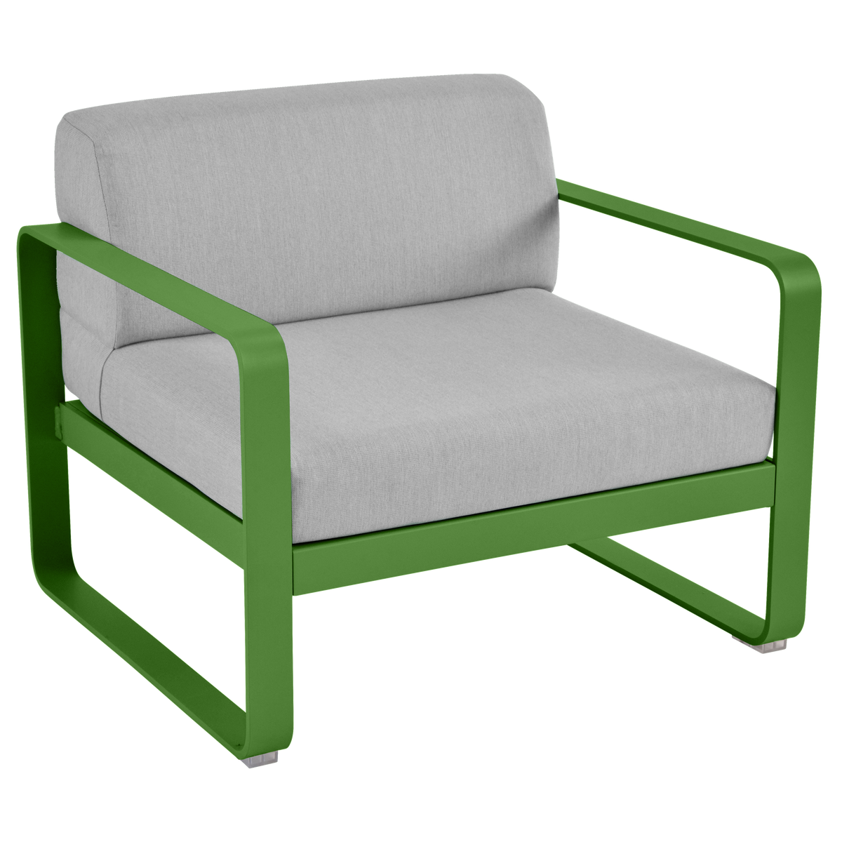 Fermob Bellevie Fauteuil Vert croquant G7 / Gris flanelle 79