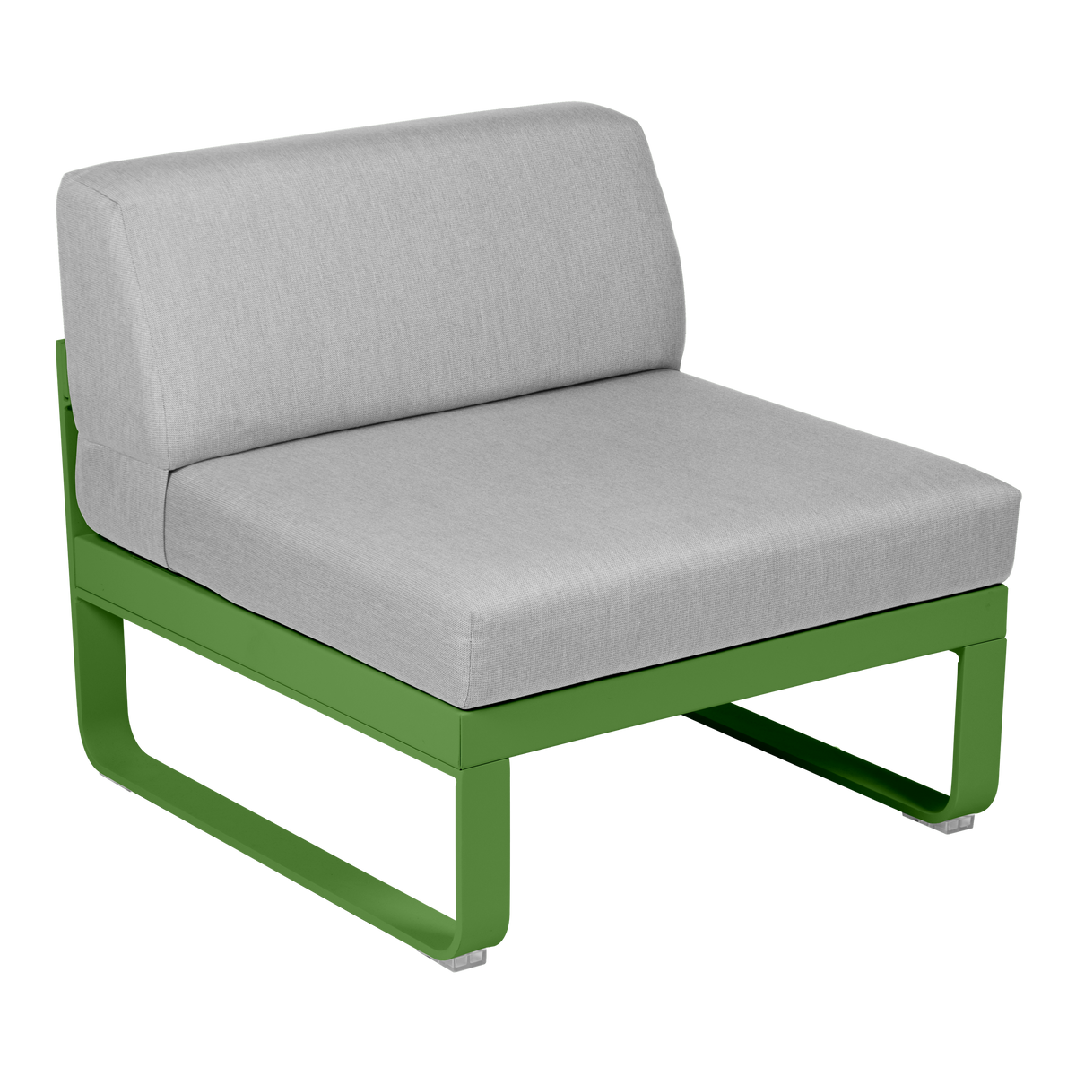 Fermob Bellevie Module central 1 place Vert croquant G7 / Gris flanelle 79