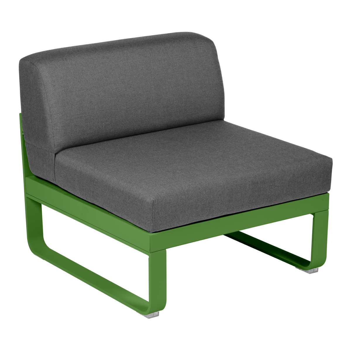 Fermob Bellevie Module central 1 place Vert croquant G7 / Gris graphite A3