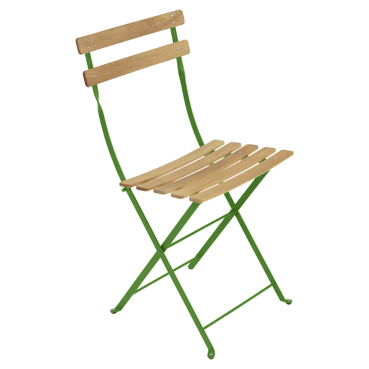 Fermob Bistro Chaise naturel pliante Vert croquant G7