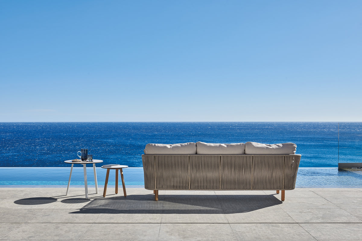 Diphano Newport Set de coussins pour Canapé Lounge 3 places (1x assise + 3x dossier + 5x déco)