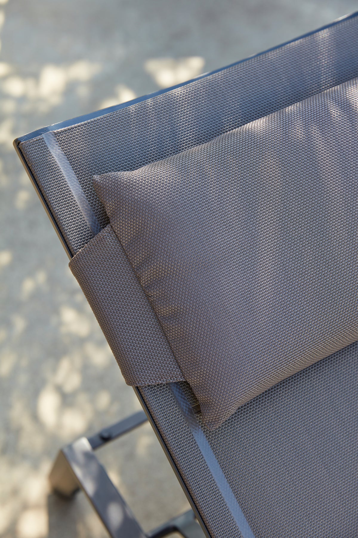Diphano Selecta Beach Chair Transat avec accoudoirs alu