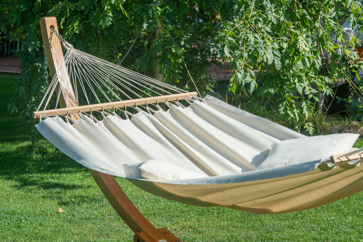 La Siesta Hängematte mit Stangen Florencia Double 210 x 160 cm / L:350 cm Indoor