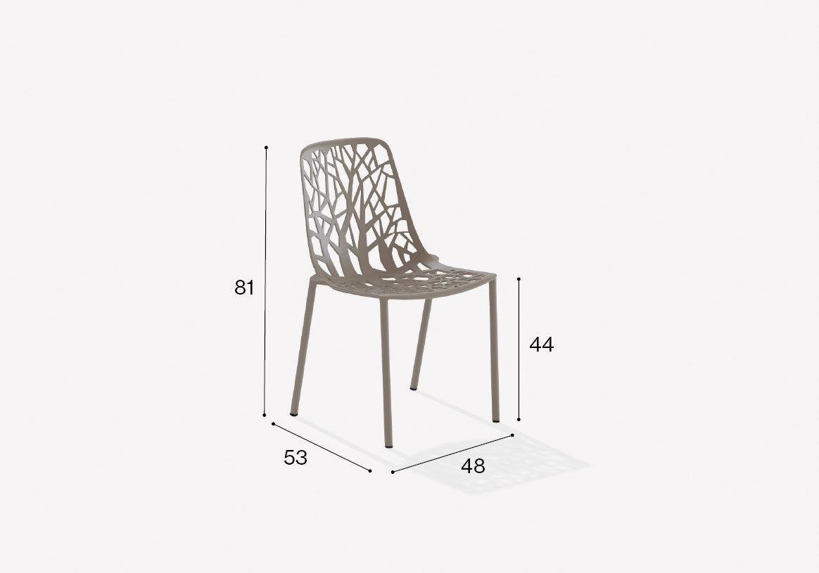 Fast Forest Chaise repas empilable