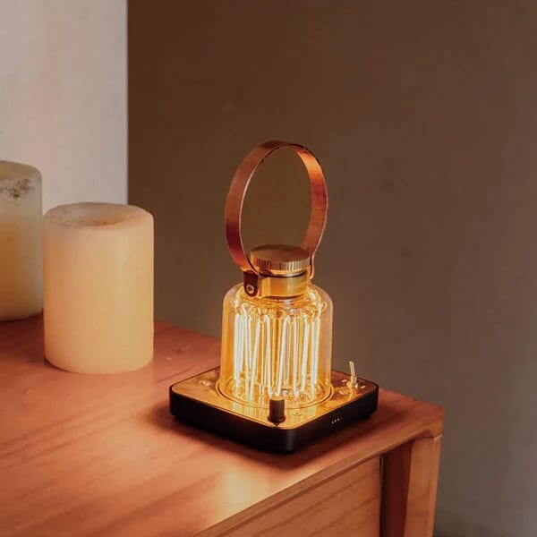 Barebones Block Tower Lantern Lampe portable LED sans fil USB