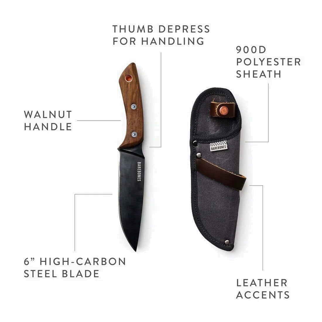 Barebones Couteau de campagne n° 6