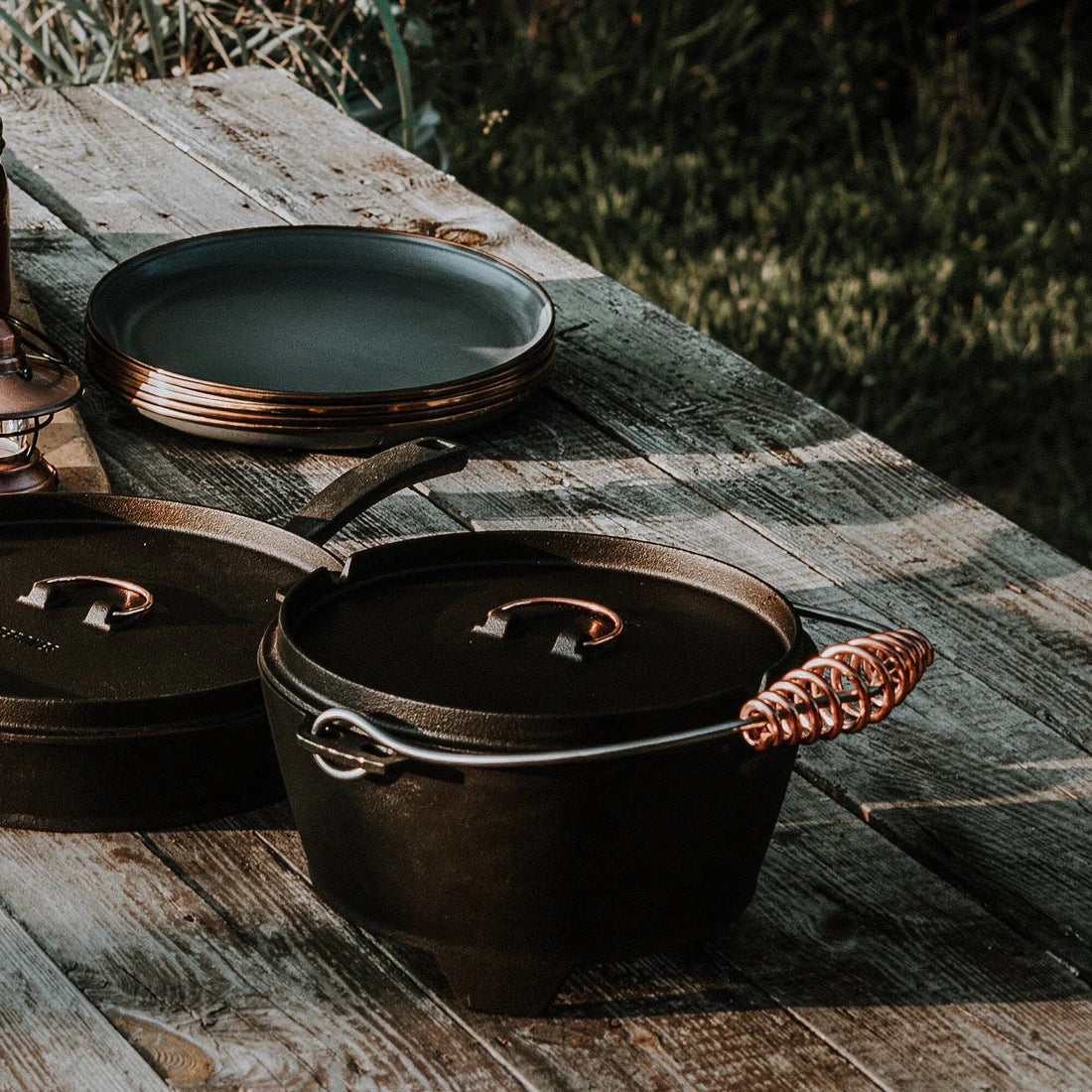 Barebones Dutch Oven Cocotte en fonte polie