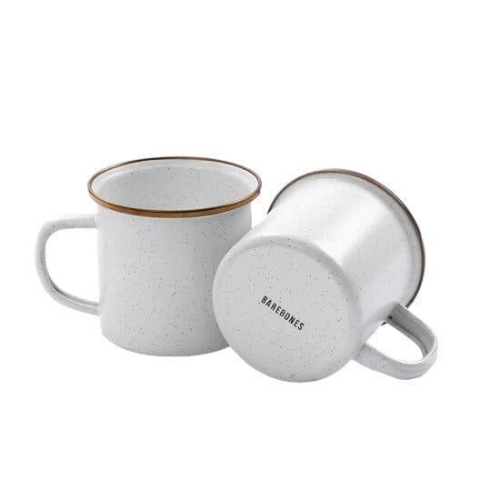 Barebones Enamel Cup Set Ensemble de 2 tasses 473ml Eggshell