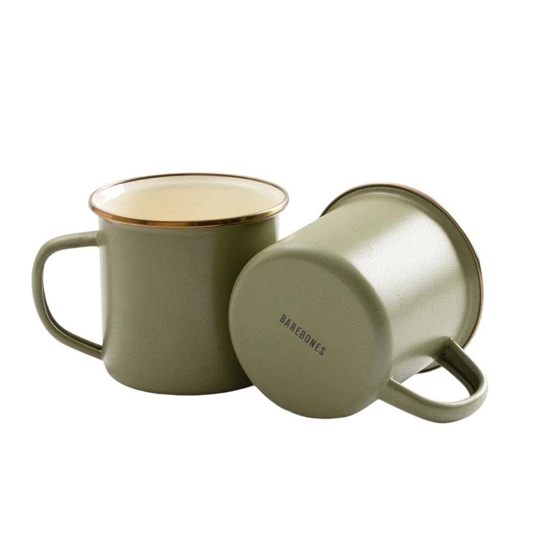Barebones Enamel Cup Set Ensemble de 2 tasses 473ml Olive drab
