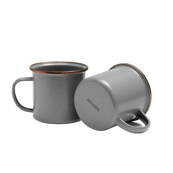 Barebones Enamel Cup Set Ensemble de 2 tasses 473ml Slate Grey