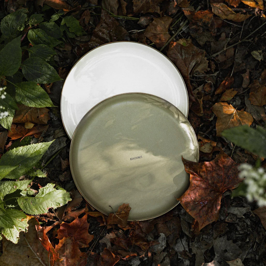 Barebones Enamel Deep Plate Set Ensemble de 2 assiettes Ø27.9cm