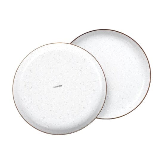 Barebones Enamel Deep Plate Set Ensemble de 2 assiettes Ø27.9cm
