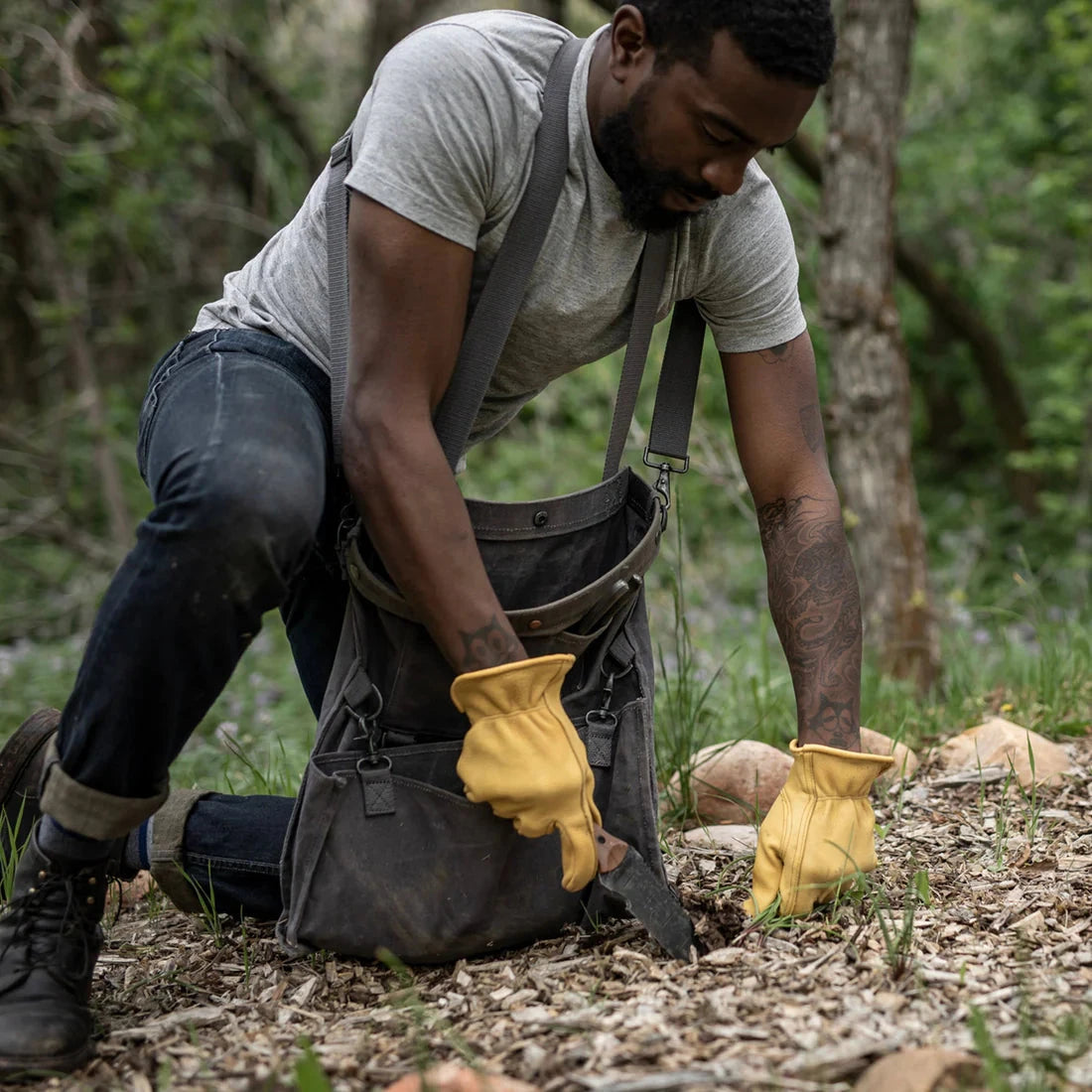 Barebones Hori Hori Classic & Sheath Couteau de jardin multifonctions