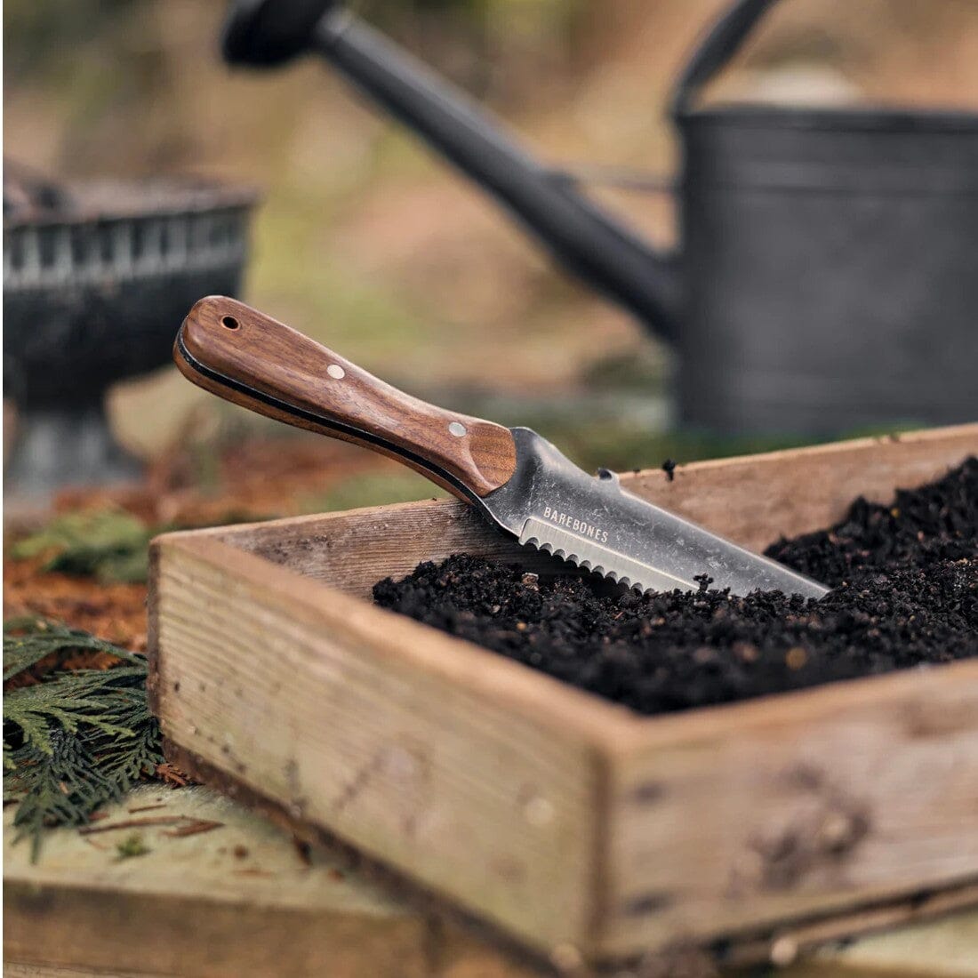 Barebones Hori Hori Classic & Sheath Couteau de jardin multifonctions