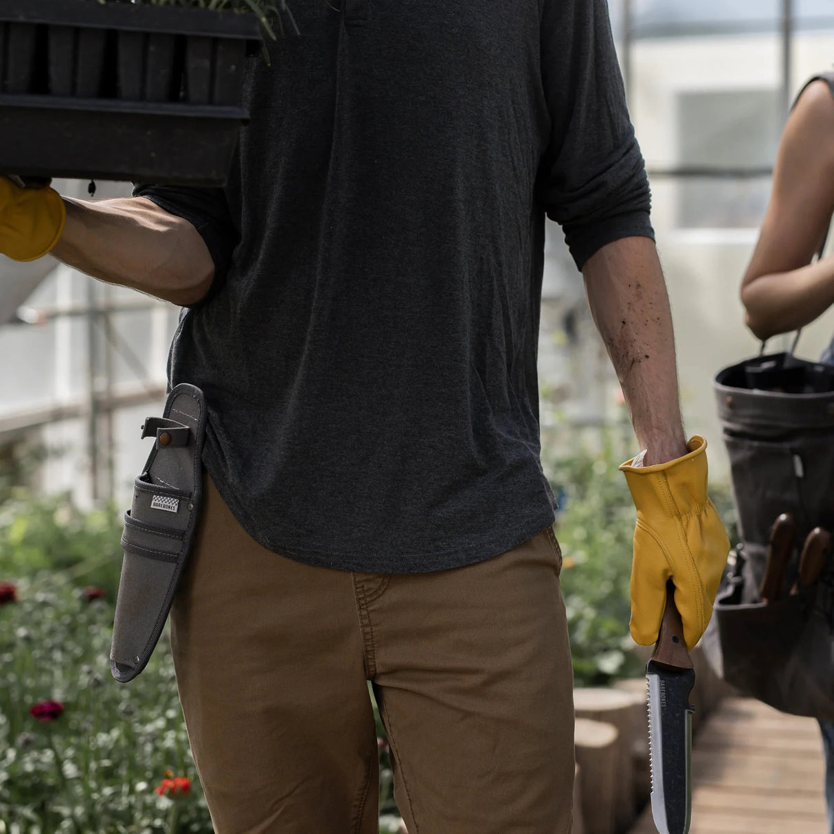 Barebones Hori Hori Classic & Sheath Couteau de jardin multifonctions