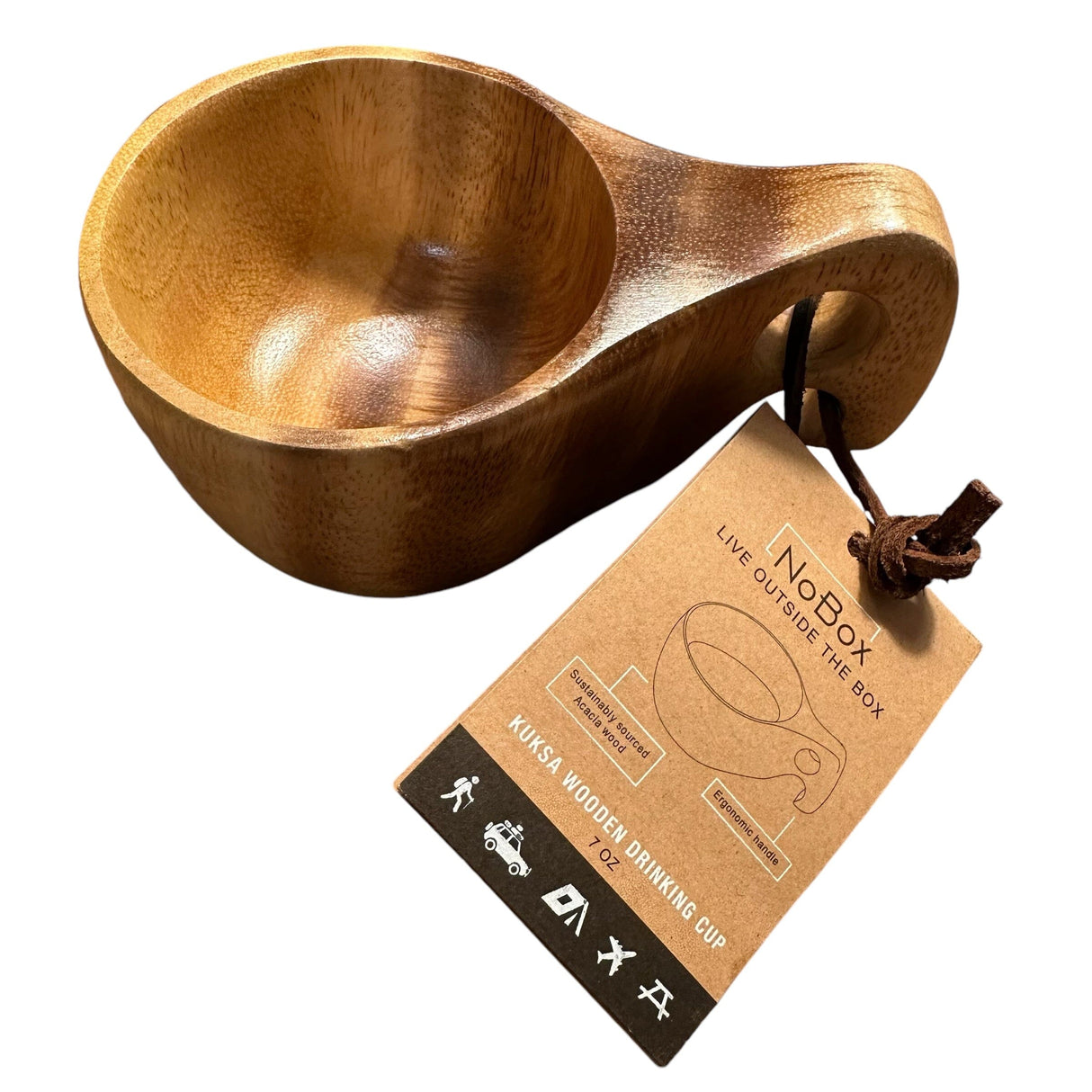 Barebones Kuksa Tasse en bois d’acacia 205ml