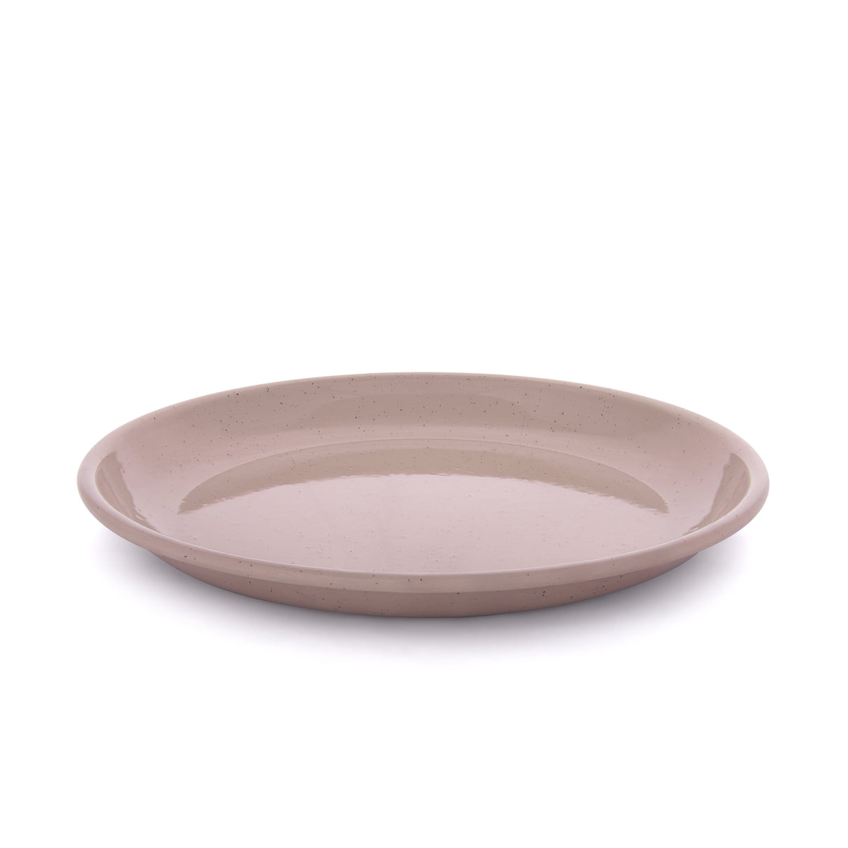 Barebones Rolled Enamel Plate Rose