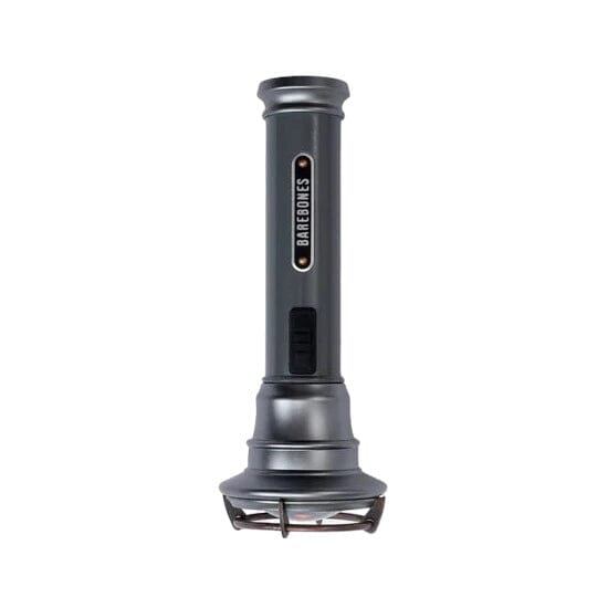 Barebones Vintage Flashlight Lampe de poche retro Gun Metal
