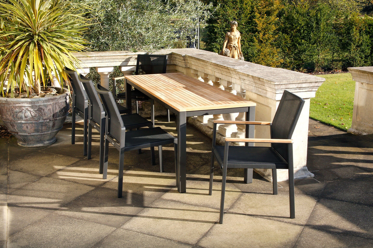 Barlow Tyrie Aura Dining Table 200 (200x71cm) Plateau Teck