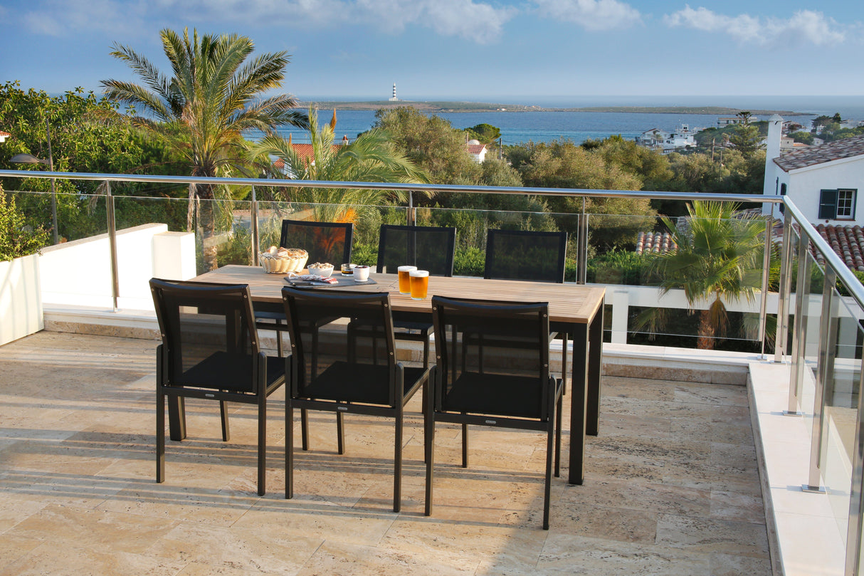 Barlow Tyrie Aura Dining Table 200 (200x71cm) Plateau Teck