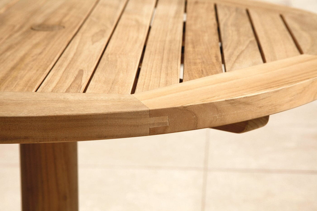 Barlow Tyrie Bermuda Table 90 Pied central (Ø90cm)