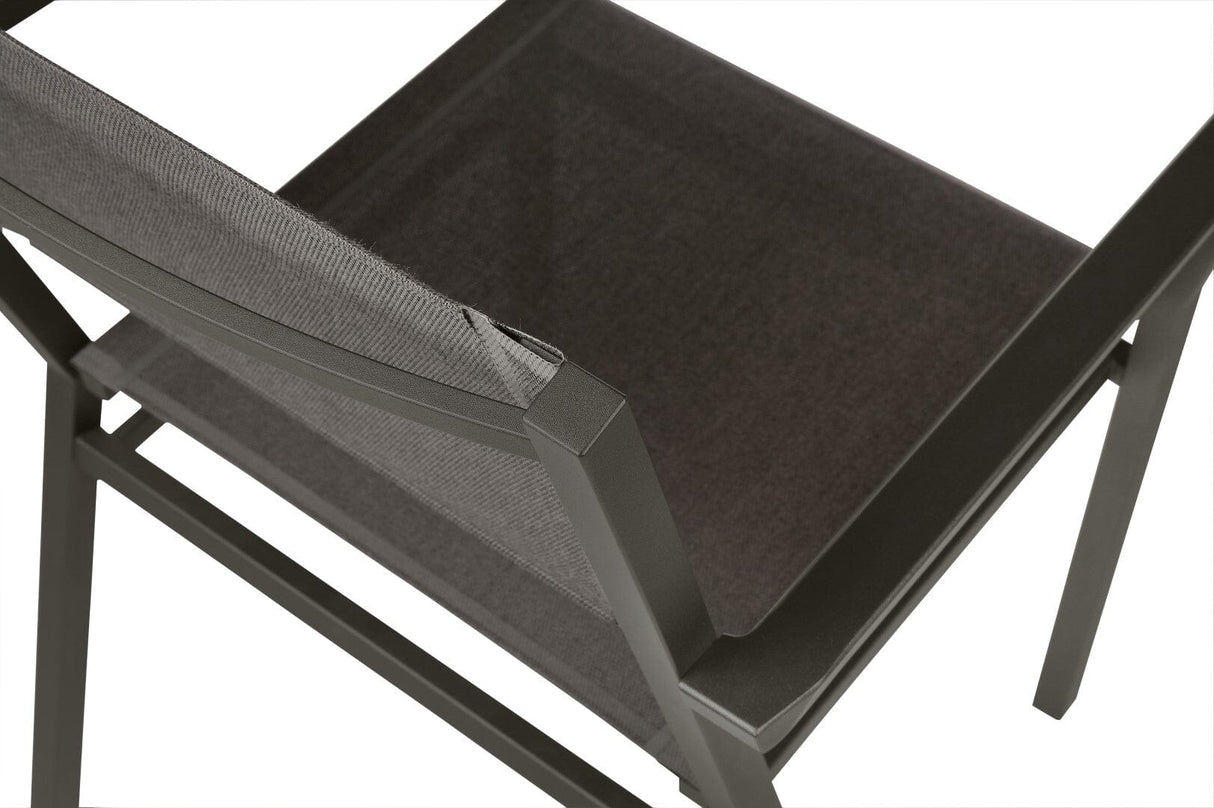 Barlow Tyrie Equinox Dining Fauteuil repas inox laqué