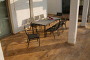 Barlow Tyrie Equinox Dining Table 200 (200x100cm) inox laqué - Plateau céramique 