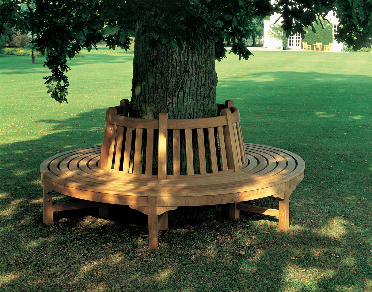 Barlow Tyrie Glenham Banc Circular Tree Seat (moitié de cercle) (Ø220cm)