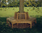Barlow Tyrie Glenham Banc Hexagonal Tree Seat (moité de cercle) (Ø224cm) 