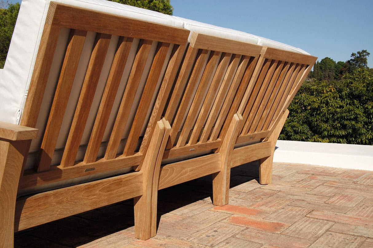 Barlow Tyrie Haven Module lounge central avec coussins tissu standard