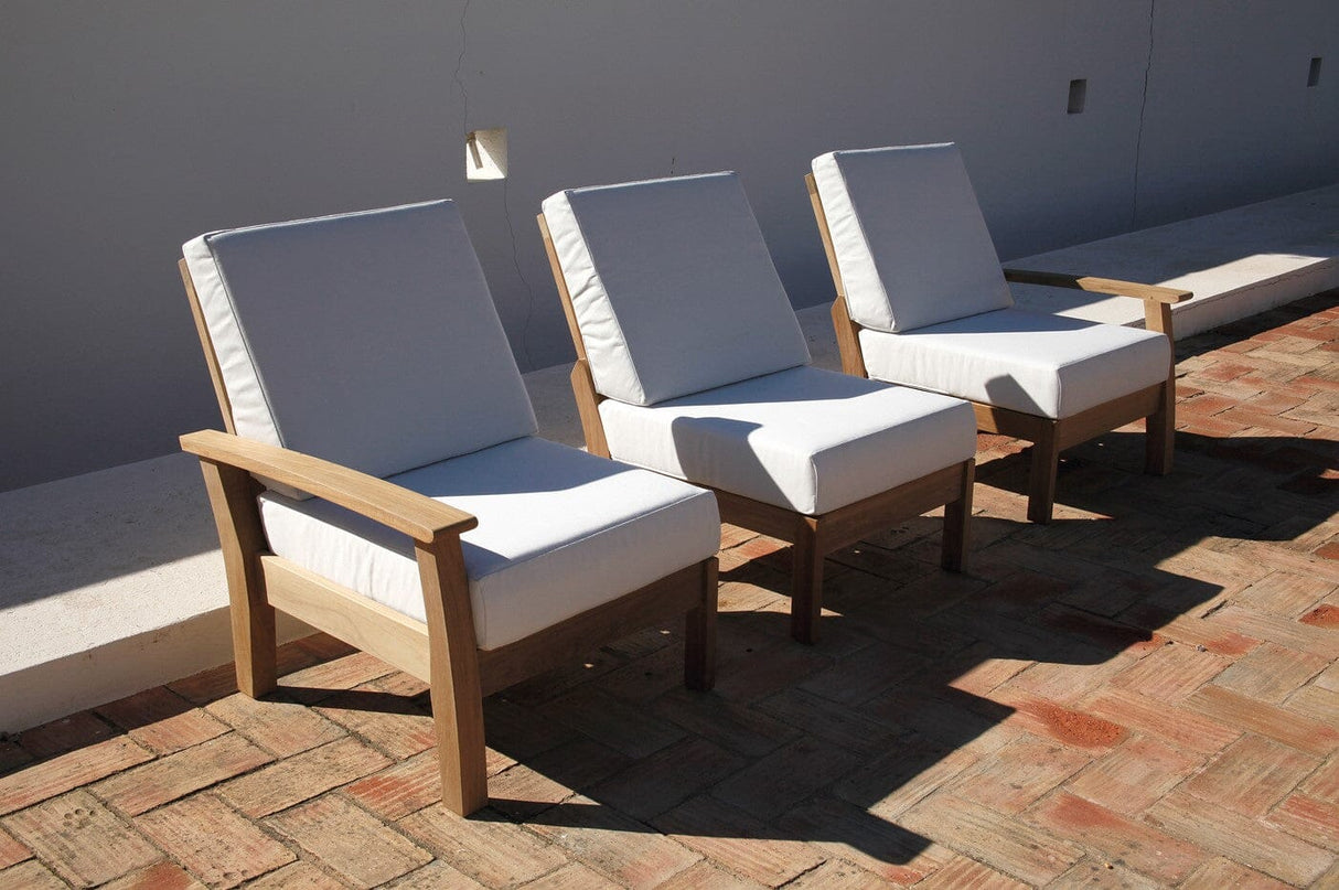 Barlow Tyrie Haven Module lounge central avec coussins tissu standard