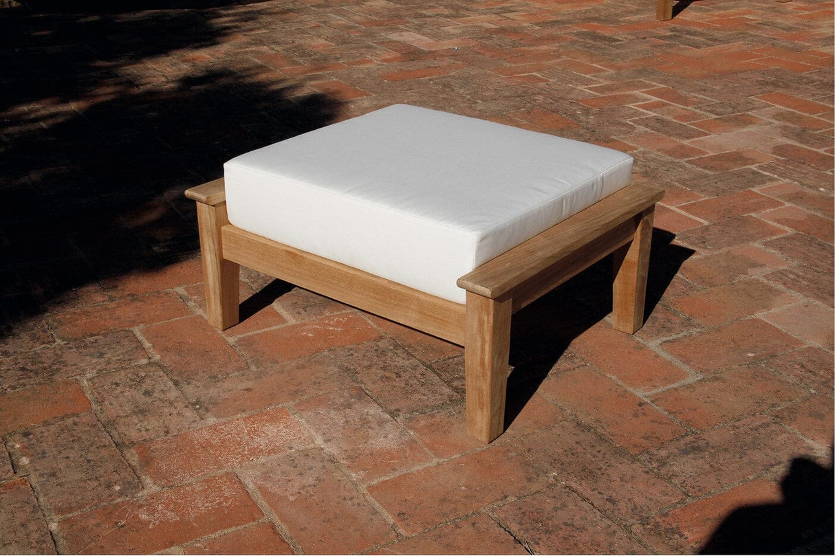 Barlow Tyrie Haven Repose-pieds Pouf Ottoman avec coussin