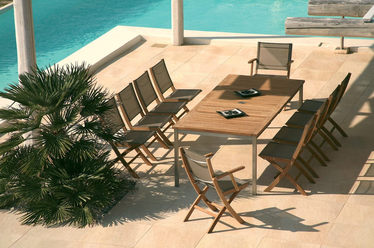 Barlow Tyrie Horizon Chaise repas pliante