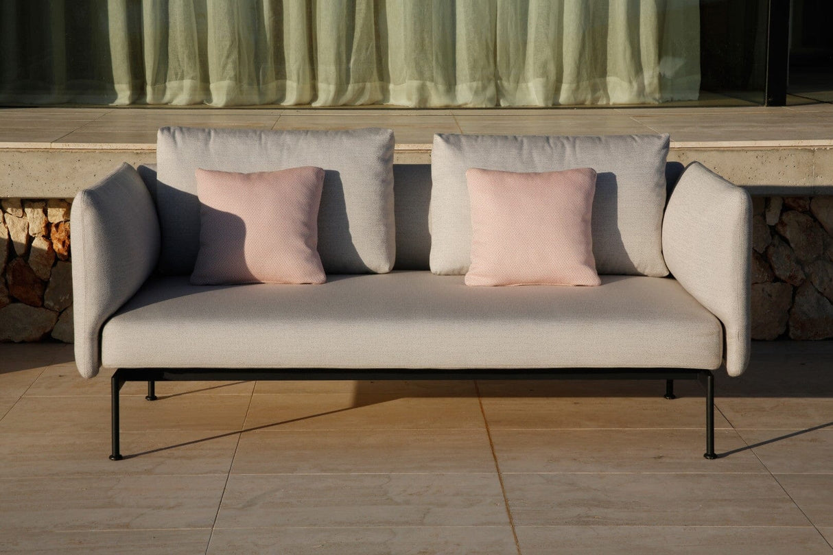 Barlow Tyrie Layout Deep Seating Double Seat - High Arms - Double seat et back with High Arms - avec coussins