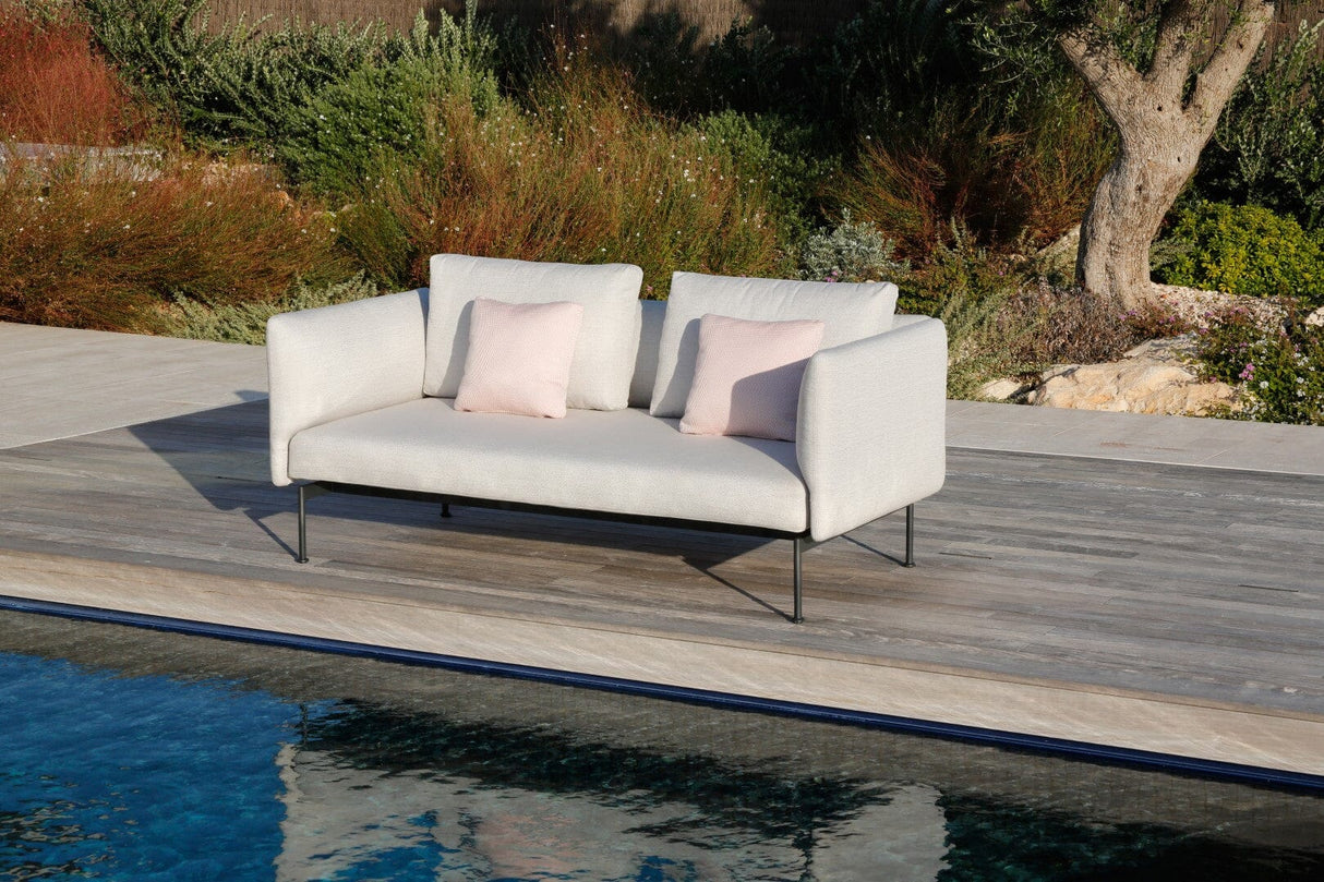 Barlow Tyrie Layout Deep Seating Double Seat - High Arms - Double seat et back with High Arms - avec coussins