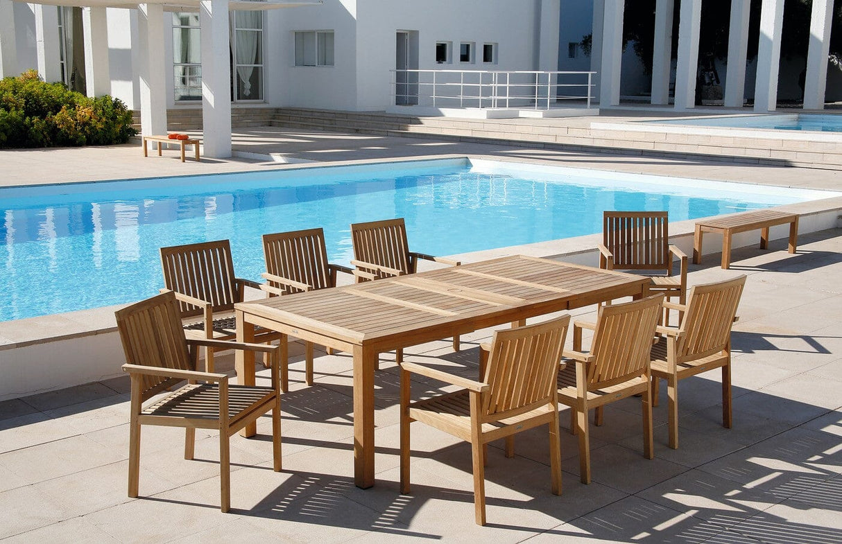 Barlow Tyrie Linear Table à rallonge 230 (155-232x109cm)