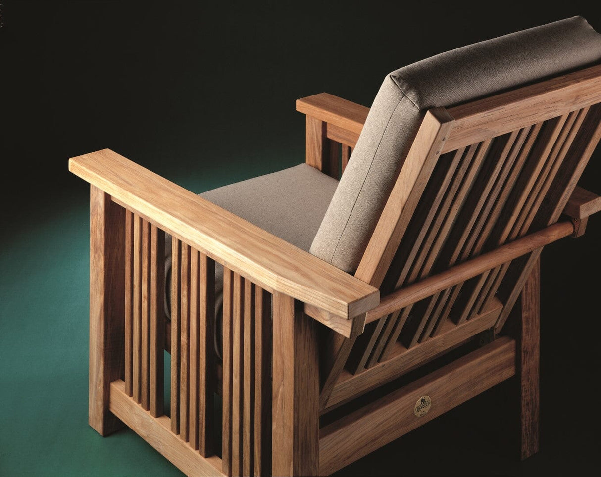 Barlow Tyrie Mission Reclining Fauteuil Club lounge multiposition avec coussin