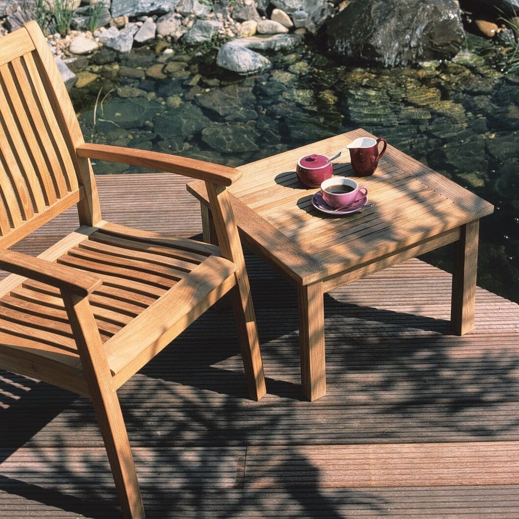 Barlow Tyrie Monaco Low Table 60 Square - Table basse 59x59cm H:40cm