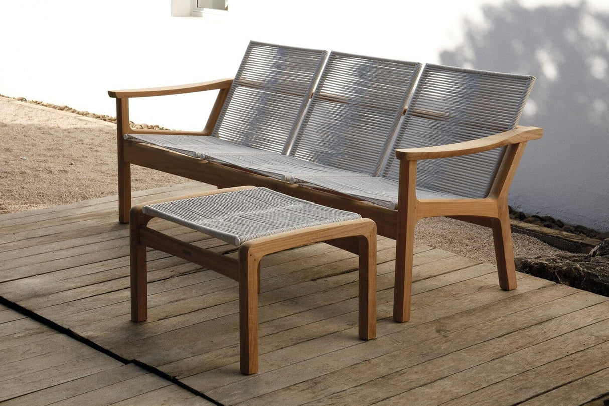 Barlow Tyrie Monterey Canapé 3 places Three-seater Settee avec cordes (coussins en sus)