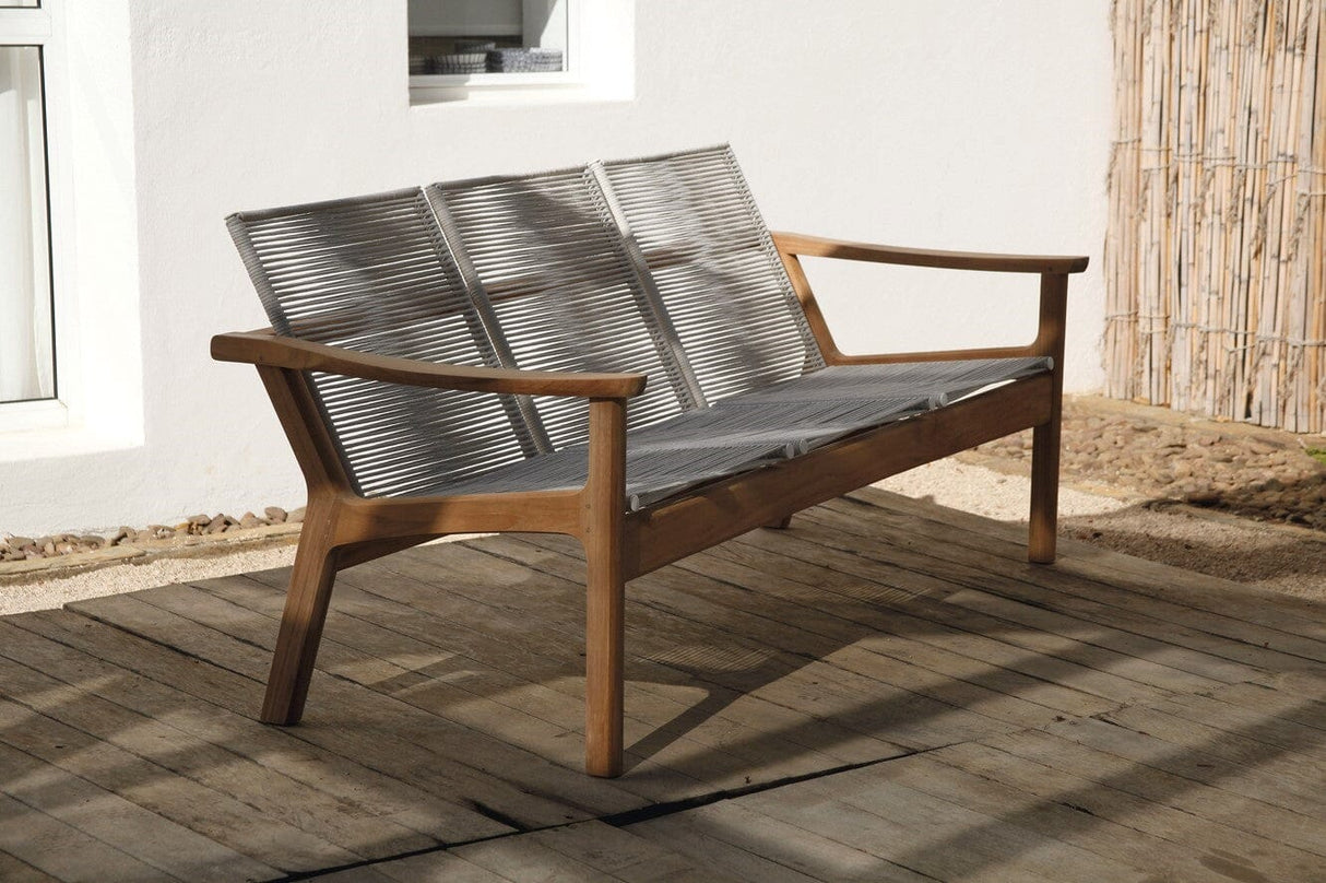 Barlow Tyrie Monterey Canapé 3 places Three-seater Settee avec cordes (coussins en sus)