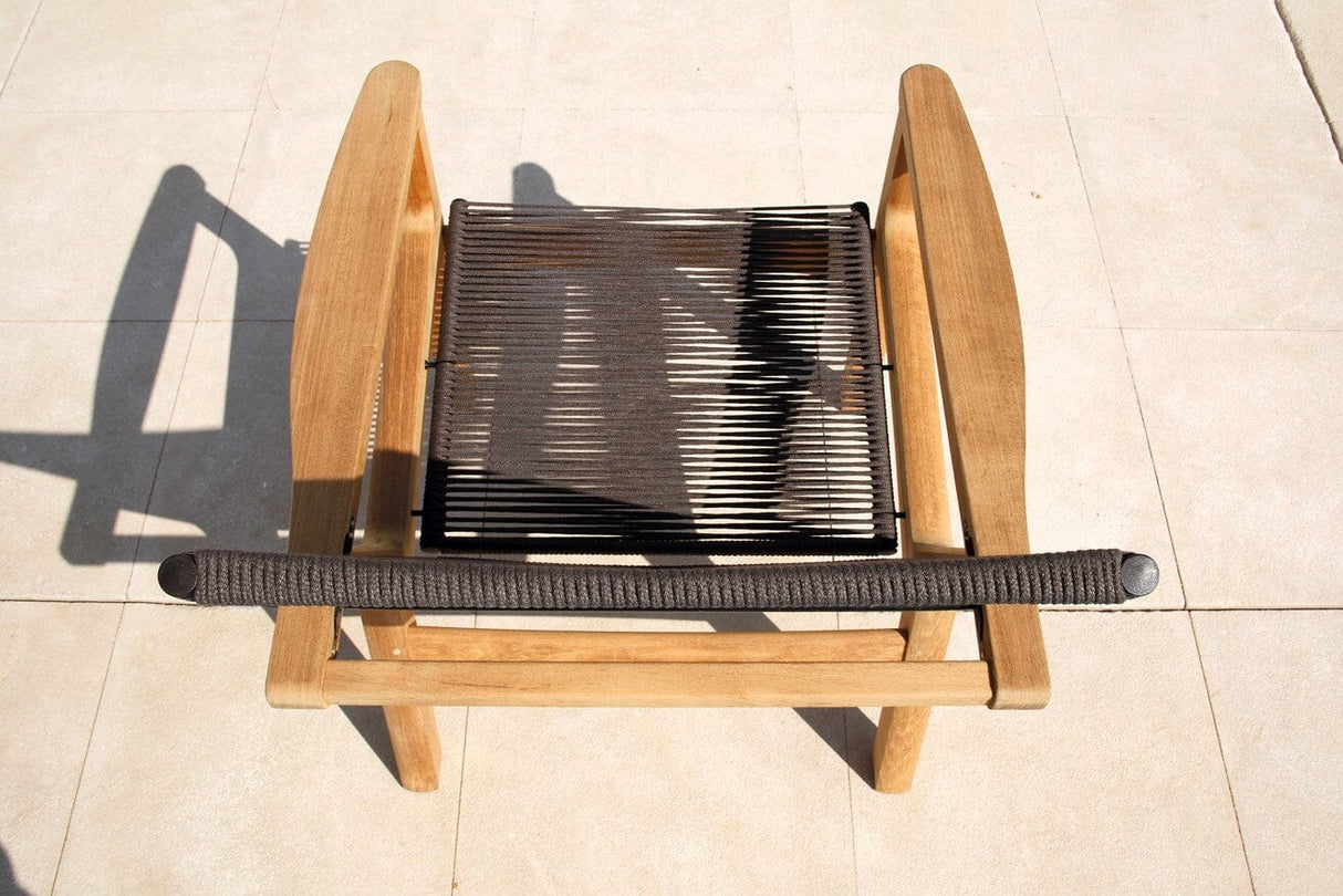 Barlow Tyrie Monterey Fauteuil Club lounge avec cordes (coussins en sus)