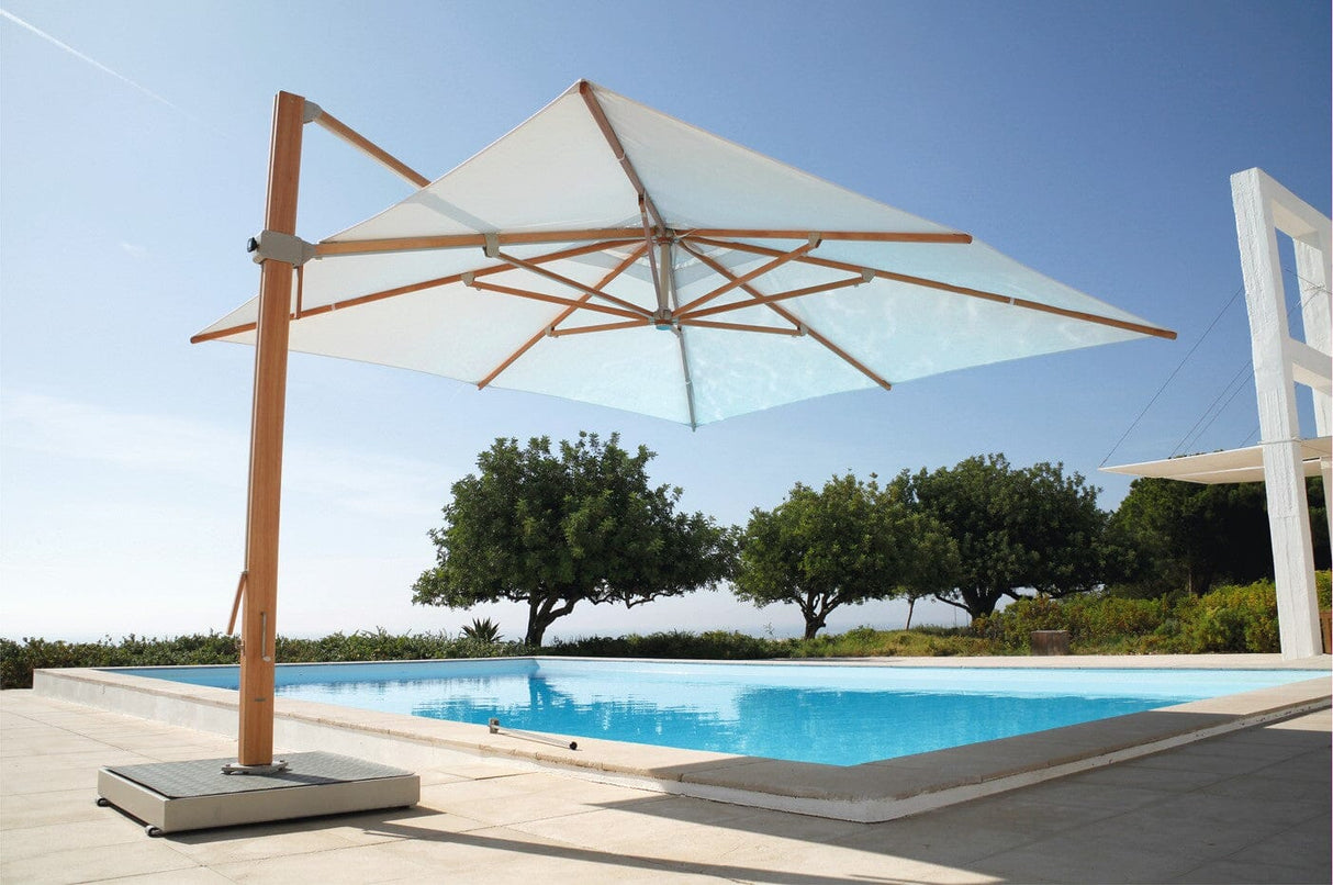 Barlow Tyrie Napoli Parasol Cantilever 350x350cm à mât déporté