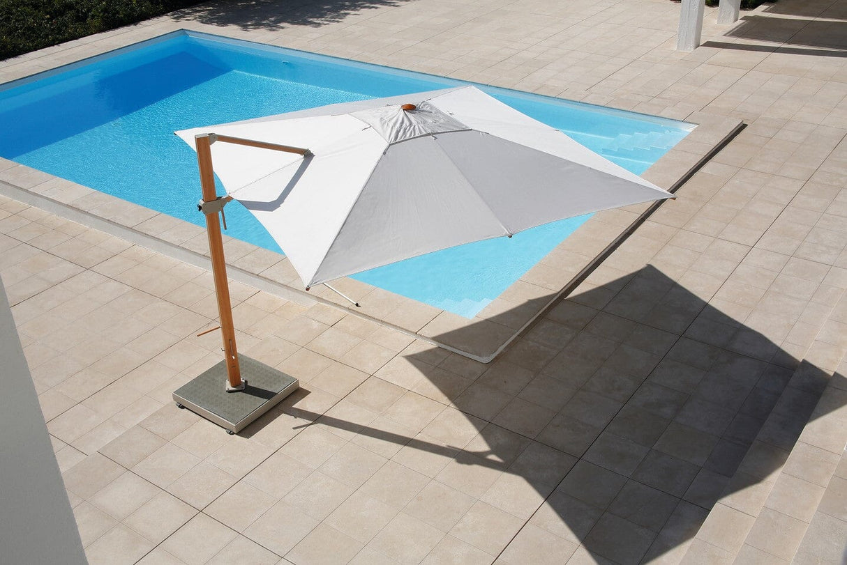 Barlow Tyrie Napoli Parasol Cantilever 350x350cm à mât déporté