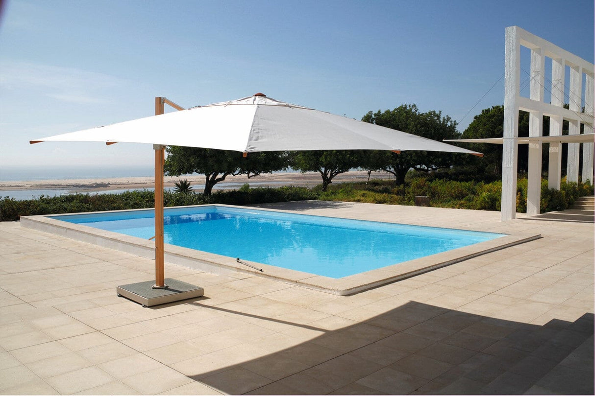 Barlow Tyrie Napoli Parasol Cantilever 350x350cm à mât déporté