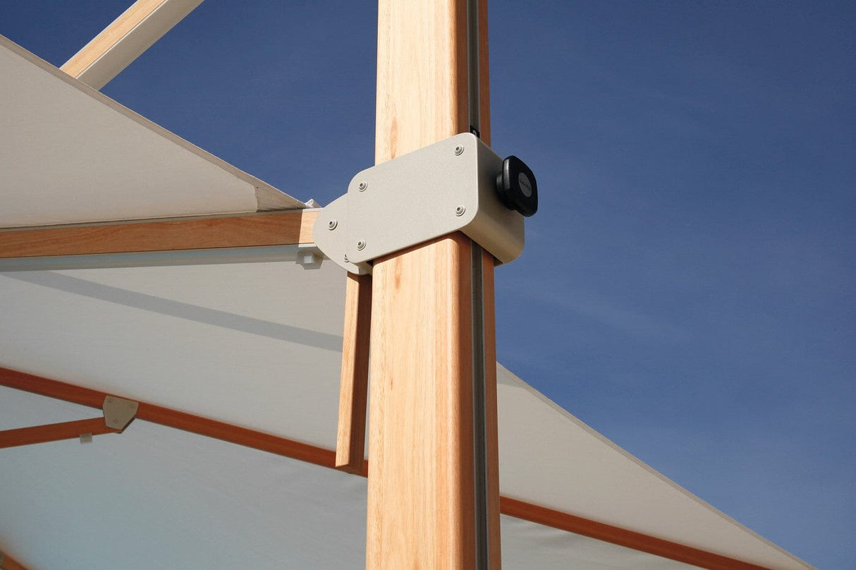 Barlow Tyrie Napoli Parasol Cantilever 400x400cm à mât déporté