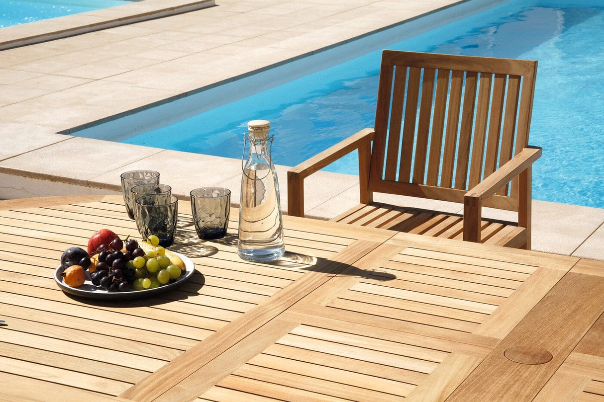 Barlow Tyrie Stirling Table à rallonge 320 Ovale (237-319x110cm)