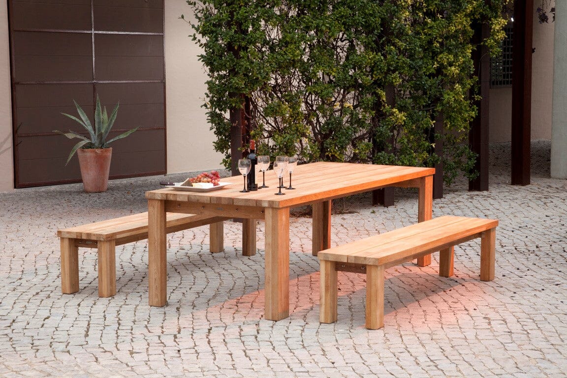 Barlow Tyrie Titan Banc 200 (200cm) sans dossier Teck rustique