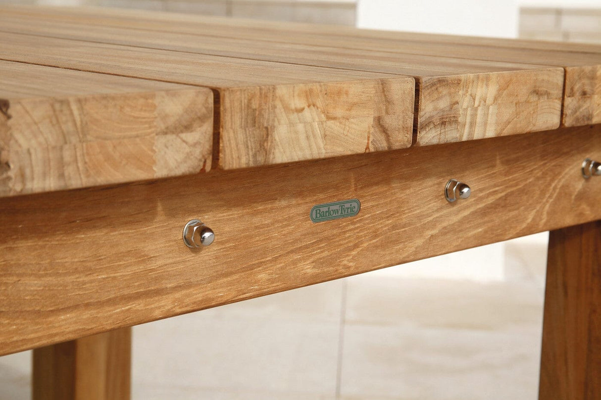 Barlow Tyrie Titan Table 100 (99x99cm) Teck rustique